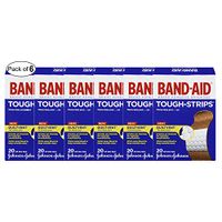 J&J Band-Aid Fabric Tough Strips One Size (Pack of 6)