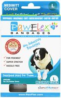 PawFlex Bandages Medimitt 10 Bandage Cover for Pets, Large, White