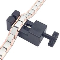 Magnetic Therapy Bracelets Health Bracelet Pain Relief for Arthritis (1#Silver & Rose Gold)