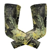 LEVEIS Abstract Art Arm Sleeves UV Protection for Men Women Sunblock Protective Gloves Running Golf Cycling Driving Long Arm Cover 1 Pair