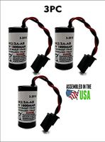 3PC Allen Bradley BR2/3A-AB,1756-BA2 1756-L6X PLC Battery 3v 1500mAh