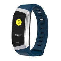 E18 Tracker Smart Watch, Heart Rate Monitor Sports Pedometer Cycling Bracelet Watch, Fitness Reminder Smart Watch for Men Women