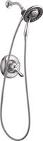 Delta Faucet Linden 17 Series Dual-Function Shower Trim Kit with 2-Spray In2ition 2-in-1 Hand Held Shower Head with Hose, Chrome T17294-I (Valve Not Included)