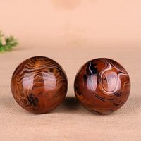 Hjyi Baoding Balls,Chinese Health Balls Baoding Balls Exercise Massage Balls Stress Relieve Hand Exercise Therapy Ball for Hand Therapy Stress Relief (2pcs)