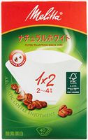 Melita filter paper Aro Magic Natural White [2 to 40 pieces for four cups] PA1X2