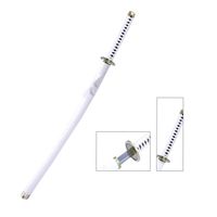 Sword Valley Handmade Katana Japanese Samurai Sword, ONE Piece Roronoa Zoro Anime Swords, Wado Ichimonji LengthenVersion