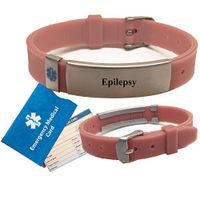 Epilepsy Advisor/Slim Medical Alert ID Bracelets.