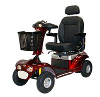 Shoprider - Sprinter XL4 Deluxe - Heavy Duty Scooter - 4-Wheel - Burgundy