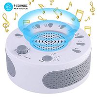 LQ-RLL Sleep White Noise Machine Portable Sound Machine Sleep Therapy Regulator with 9 Sounds Baby Sleep Timer Suitable for Adult Babies