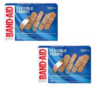 Flexible Fabric Adhesive Bandages for Wound Care & First Aid, Assorted Sizes, 200 ct