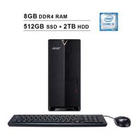 2019 Newest Acer Aspire TC 885 Desktop (8th Gen Intel 6-Core i5-8400 up to 4.0 GHz, 8GB DDR4 RAM, 512GB SSD (Boot) + 2TB HDD, Intel UHD Graphics 630, WiFi, Bluetooth, HDMI, Windows 10 Home)