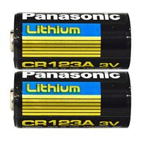 Panasonic 30212 Lithium 3V Photo Lithium Battery cr123 (Double Pack)