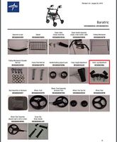 Leg Adjustment Knob for Medline MDS86800XW and MDS86825 Rollators (pkg of 4)