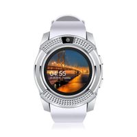 KOBWA Smart Watch,Touch Screen Wrist Watch with Camera/SIM Card Slot,Waterproof Pedometer Sedentary Reminder Sleep Sports Fitness Tracker for iPhone Android Samsung Men Women
