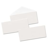 Office Impressions Security Tinted Business Envelope, V-Flap, Number 10, White, 500/Box (82305)