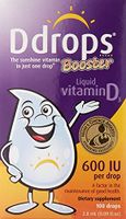 Ddrops Booster 600 IU Drops, 100 Drops by Ddrops Company