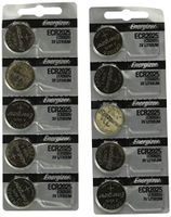 Energizer CR2025 3V Lithium Coin Battery 10 Pack (2 packs of 5)