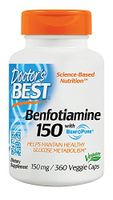 Doctors Best Best Benfotiamine, 360 Vcaps 150 mg(Pack of 2)