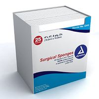 MCK23342004 - Dynarex Gauze Sponge Cotton 8-Ply 4 X 4 Inch Square