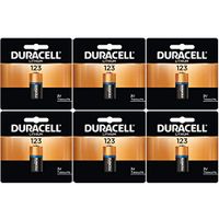 Duracell DL123ABU 3 Volt High Power Ultra Lithium Battery (Value Pack of 6)