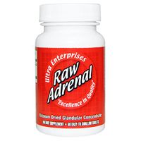 Ultra Glandulars Ultra Raw Adrenal 200mg 60 Tab 1-Ea