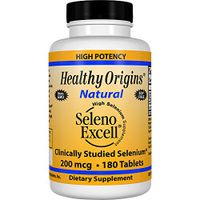 Healthy Origins Selenium Seleno Excel 200 MCG, 180 Count
