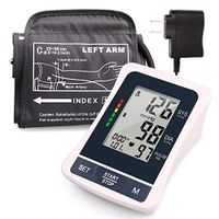 Lotfancy Blood Pressure Monitor Upper Arm, 2 Users, 120 Reading Memory, Fully Automatic Blood Pressure Machine with Medium Cuff, Upper Arm Cuff, Digital BP Meter with Large Screen & Adapter