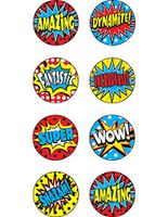 Teacher Created Resources Superhero Mini Stickers (5642)