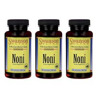 Swanson Noni 500 Milligrams 60 Capsules (3 Pack)