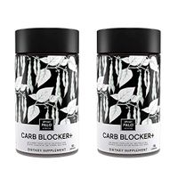 Carb Blocker+Innovative Formula Composed of White Kidney Bean Extract, White Mulberry and Chromium| Support Weight Loss, Boost Metabolism and Help Control Blood Sugar | by PALO Nutrition (Pack of 2)