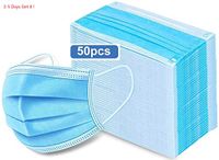 Disposable Earloop Mouth FaceMàsks 3-Layer Màsks 50PCS Safety Màsks Dust (50-pcs)