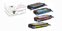 Toner Tech- High Yield Remanufactured OEM Toner Cartridge Replacement Set (Q6470a, Q6471a, Q6472a, Q6473a) for HP 501A/ HP 3600 Set (Complete Set)