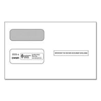 ComplyRight 1095CENV Double-Window Envelope for Form 1095-C Portrait Employee Copy, Moisture/Gum Seal, Pack of 100