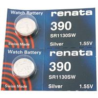 Renata Watch Batteries 390 (2pcs)