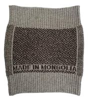 Men Women Belt Knitted Warm Soft 100% Yak Wool Gray Arthritis Neuralgia Rheumatism, 1 Piece. Made in Mongolia. (46-48(M-L))