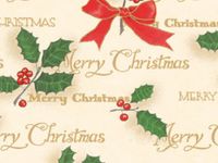SCRIPTED HOLLY Gift Wrap 24"x833'Gift Wrap Full Ream Roll (1 unit, 1 pack per unit.)