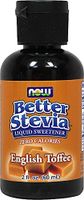 Now Better Stevia Liquid Sweetener English Toffee 2 fl.oz by Now