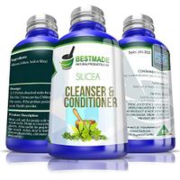 Silicea 6X Cleanser & Conditioner, 300 pellets, Hair Skin and Nail Nutrient, Use for Pimples, Boils, Styes, Ulcers and Excessive Perspiration, Speeds Healing After Surgery, Eases Constipation
