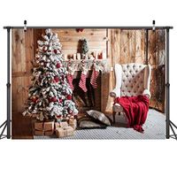 Countia Christmas Printed Background Cloth Photography Props Wall Art Decoration Backgrounds