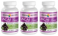 3 Bottle ACAI Berry Lean with Green Tea Extract. Super Anti-Oxidant
