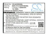 GSParts 4000mAh 3.8V BAT-T11 ICP416888L1 Battery for Acer Liquid Z630 Z630S