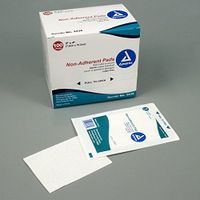 Sterile non-adherent pads, size 3 X 4 Inches - 100 ea