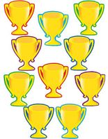 Teacher Created Resources Trophy Cups Accents (4569)