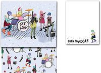Punch Studio Molly & Rex Pocket Note Pad Yes She Can (Get Loud)