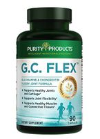G.C. Flex (Glucosamine and Chondroitin Sulfate Super Formula) - Supports Joint + Cartilage Health + Healthy Muscles + Connective Tissue - Promotes Joint Flexibility - 90 Capsules from Purity Products