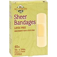 All Terrain Bandages - Sheer - 3/4 in x 3 in - 40 ct (Pack of 2)