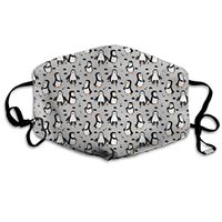 TDynasty Unisex Mouth Mask Penguin Hockey Surgical Masks Can Be Washed Reusable for Outdoor Cycling