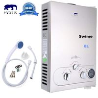 FVSTR-Swime 8L Propane Gas Lpg 2GPM Instant Hot Water Heater Tankless Boiler CE w/Shower
