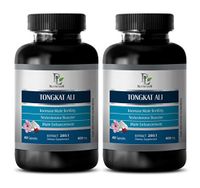 libido Care - TONGKAT ALI Extract 200:1 400MG - tongkat Herbs Strength Real - 2 Bottles (120 Capsules)