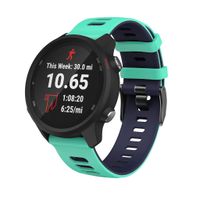 Homsta Soft Silicone Bands Compatible with Garmin Forerunner 245/245M Watch-Adjustable Watch Buckle Strap Wristbands Bracelet Replacement Accessory for Women Men